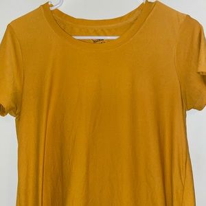 Soft mustard yellow shirt